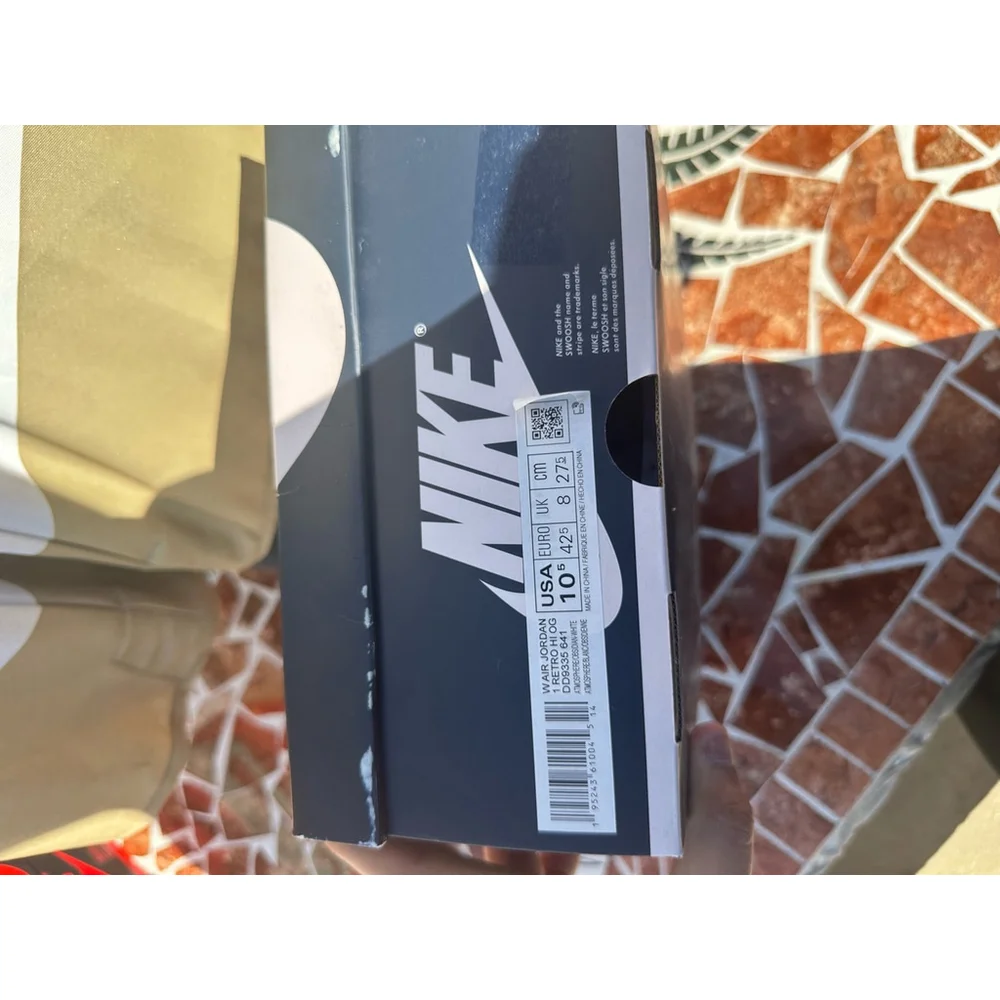 Jordan 1 high atmosphere bubble gum dd9335-641 9m or 10.5w